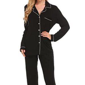 Pajamas Set Long Sleeve Sleepwear Women Lounge Set